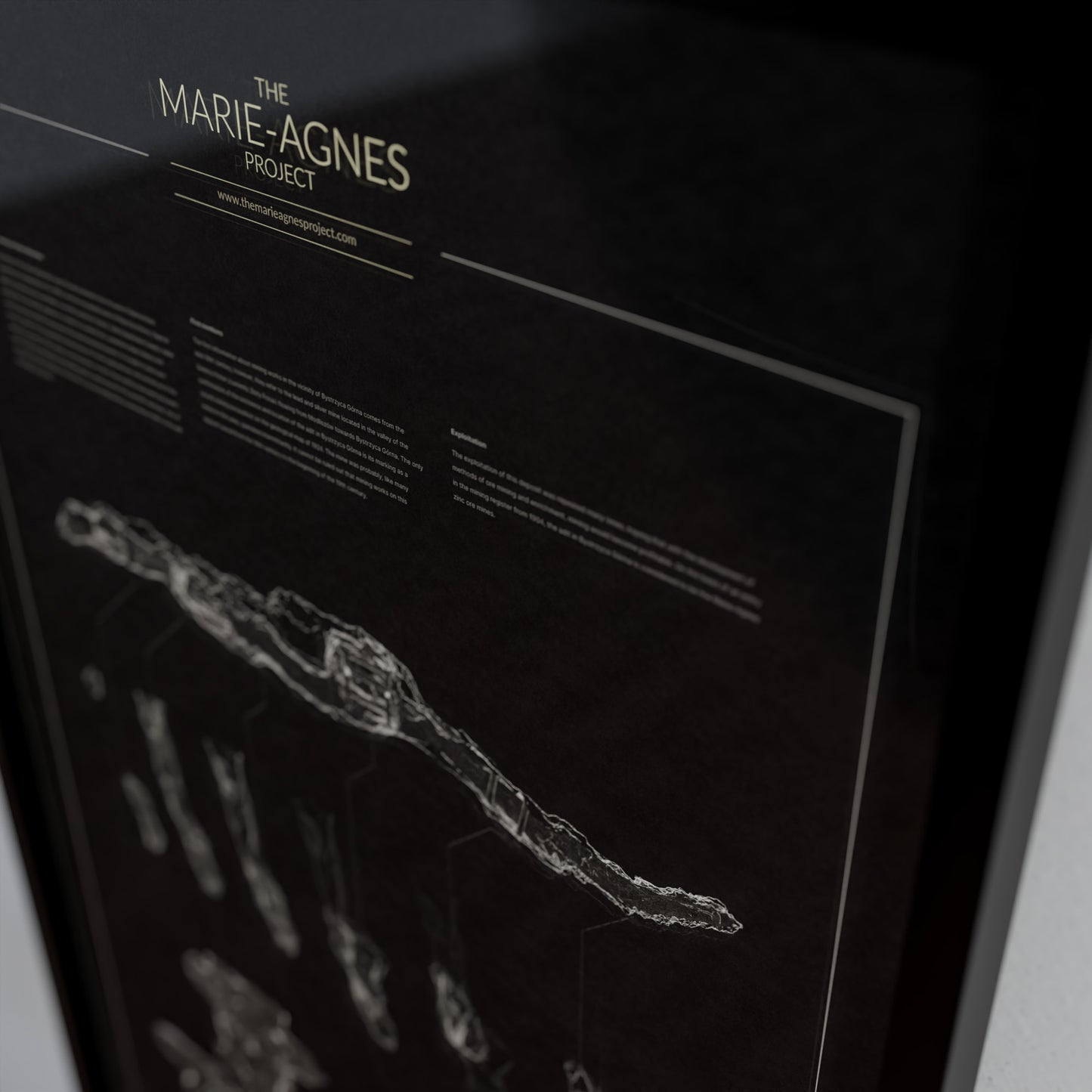 [LIMITED EDITION] Marie Agnes Silver Mine, Black Poster: 52x98cm